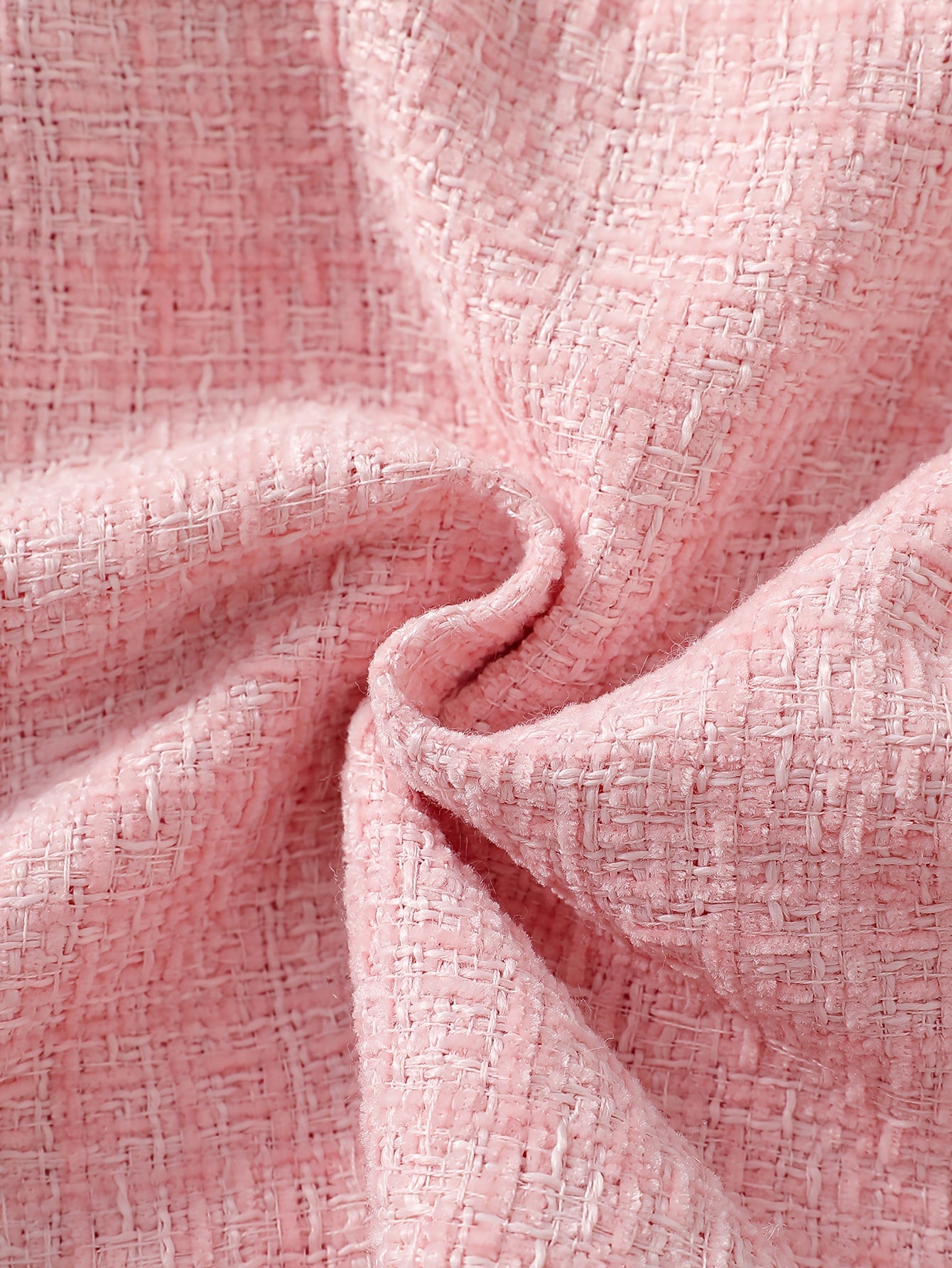 Baby Girl Two Piece Skirt Set With Bow Plush Collar