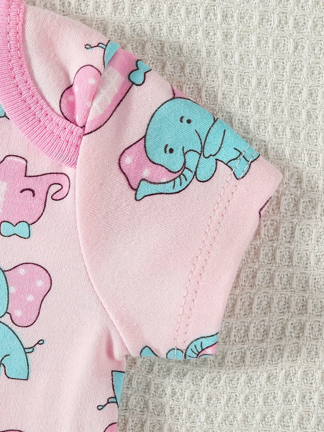 PAYIFANG Baby Girl Cotton Jumpsuit Set With Cartoon Print