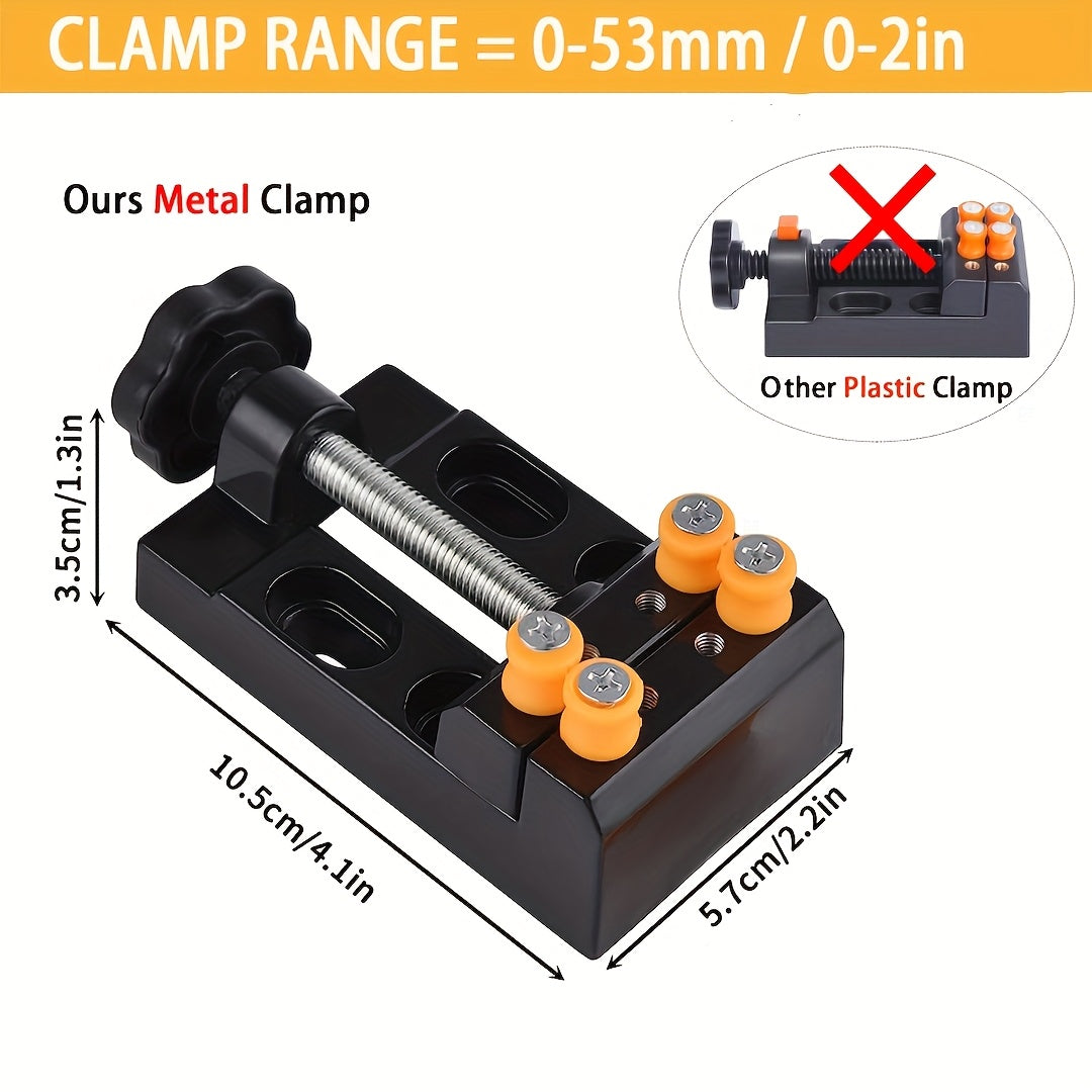 60Pcs Alloy Needle Vise Hand Drill Set With Mini Twist Drill Bits For Jewelry Crafts Woodworking