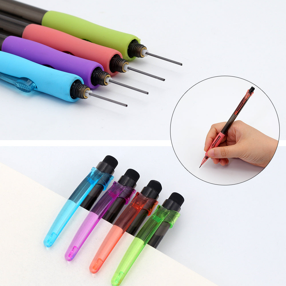 Side Press Mechanical Pencils Set with Replaceable Lead, 0.5/0.7/0.9mm Comfortable Grip Automatic Pencil Set for Office Writing Supplies Back to School Stationery(24pencils+24boxes of Lead)