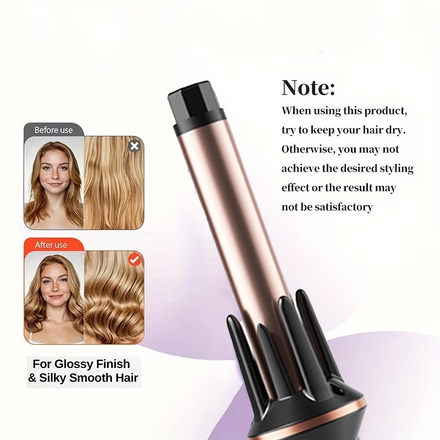 Salon Quality Automatic Curling Iron With Thermostatic Control