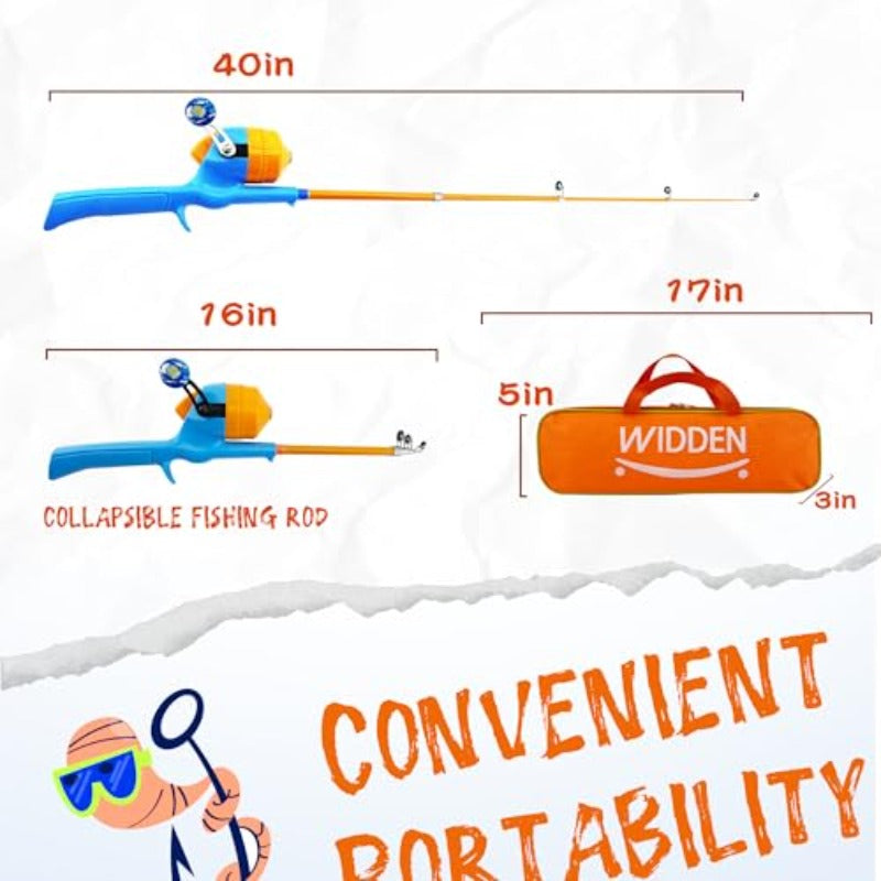 3 Packs Telescopic Fishing Rod And Reel Combo For Kids Youth Beginners With Tackle Box And Lures