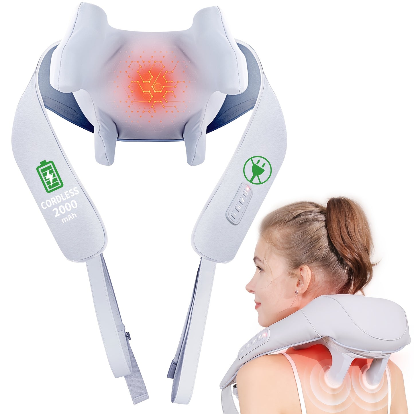 Shoulder And Neck Massager, Full Body Massage For Shoulder, Waist, Back, Leg, Gift For Family, Lover, Friend