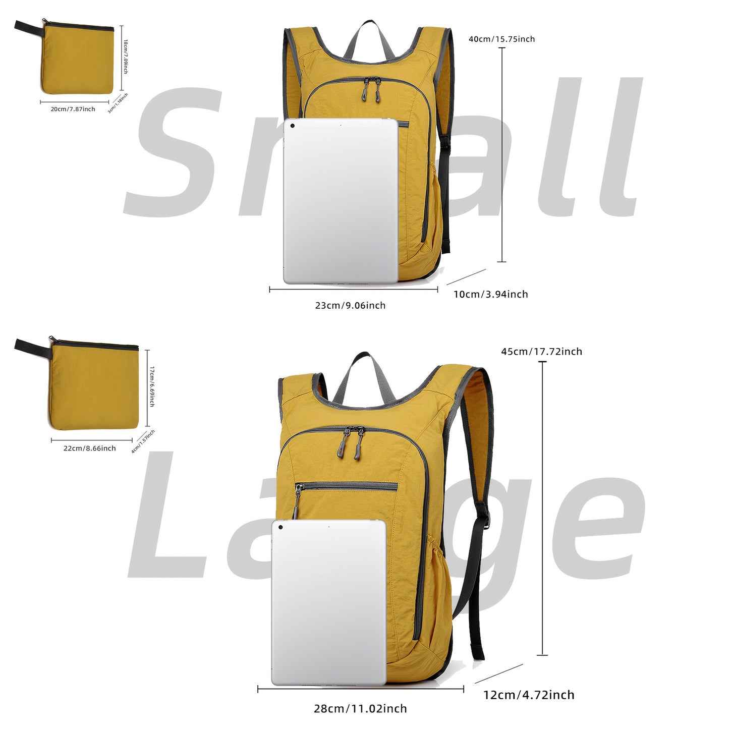 Unisex Anti-Theft Large Capacity Backpack Heavy Duty Travel Trekking Backpack with Laptop Compartment Foldable Design for Cycling Outdoor Activities, Cycling Gear, Heavyduty Material, Multipurpose Backpack, Travelers, Adventu