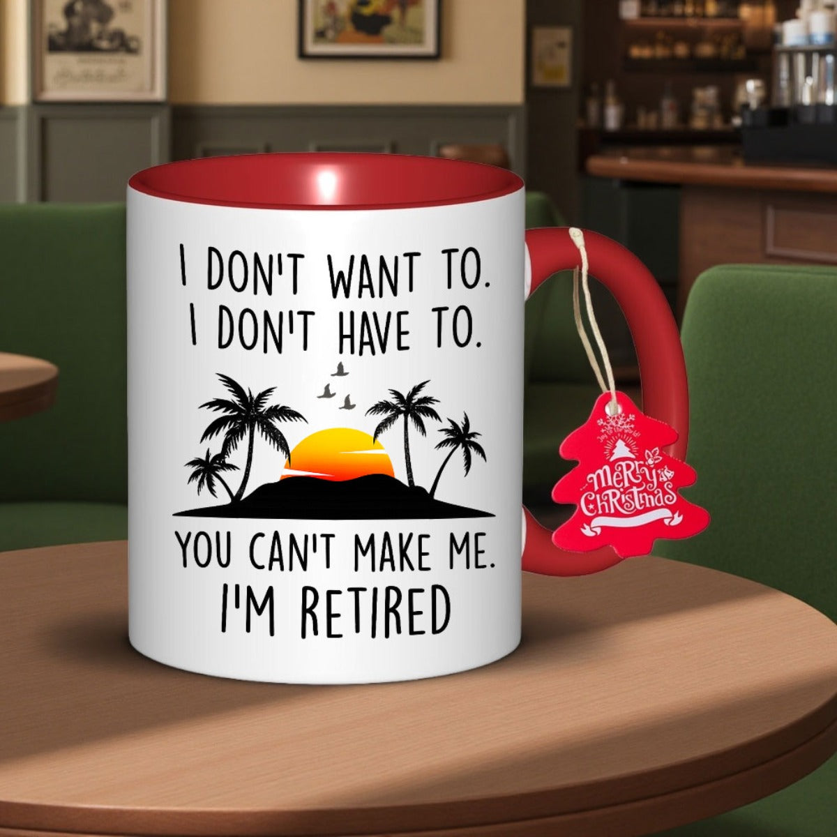 1pc "I' Retired" Funny Coffee Mug - Shatterproof & Dishwasher Cup with Retirement, Durable Reusable Drinkware Suitable for Office,, Christmas, Birthday Gifts (Ideal for Retirees)