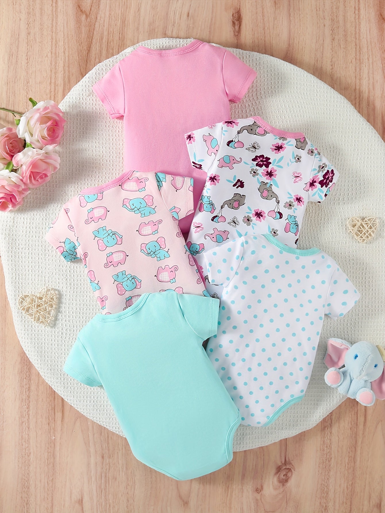 PAYIFANG Baby Girl Cotton Jumpsuit Set With Cartoon Print