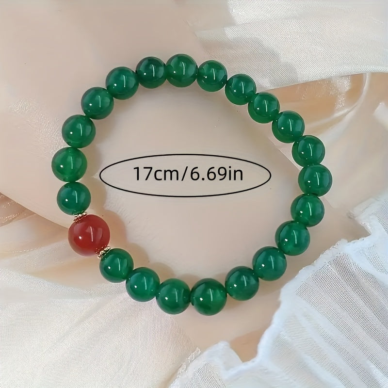 Bohemian Multicolor Glass Bead Elastic Bracelets Set For Men And Women Color Changing Beads DIY Jewelry Supplies Party