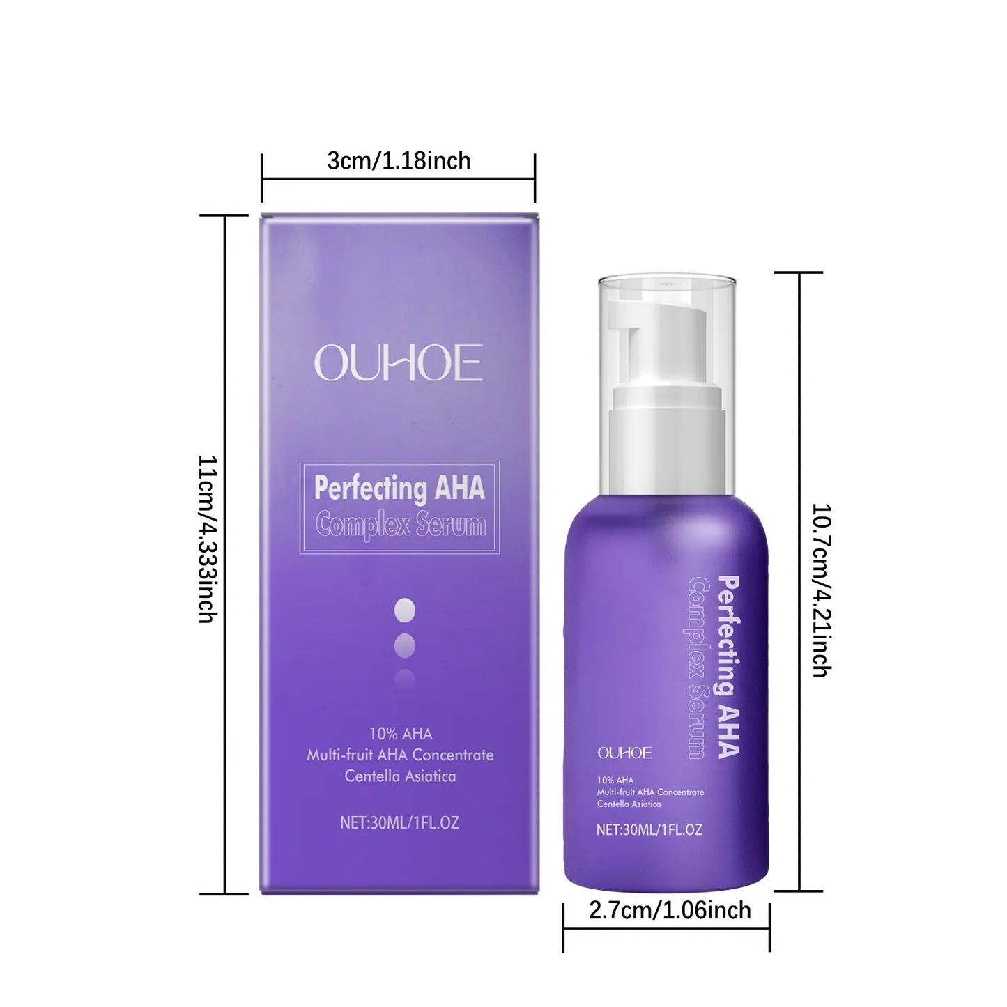 Ouhoe Aha Moisturizing Face Serum For Anti Aging And Hydration