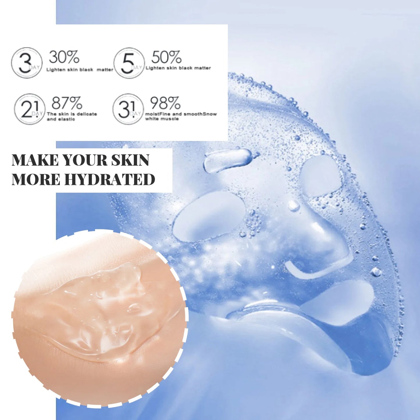 Eelhoe Firming Face Mask Wash-Free Wrinkle Remover Lifting Tighten Skin Gentle Hydration Collagen Boost Nourishing Sleeping Mask