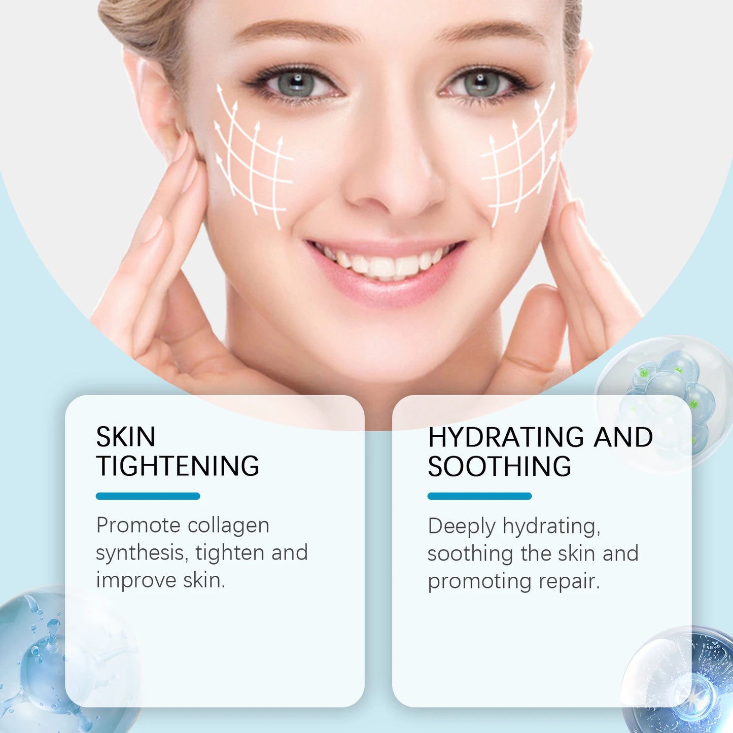 Hoygi 7.5gx8 Moisturizing Facial Mask With Brush Pore Tightening Oil Control Lifting Facial Hydrating Cleansing Clay Mud Mask