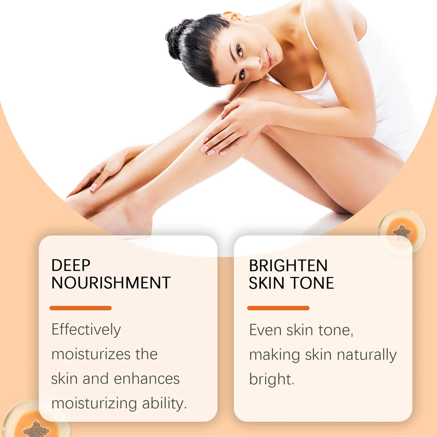 100ml West&Month Body Whitening Oil Daily Gentle Moisturize Reduce Fine Lines Wrinkles Delay Skin Aging Young Tighten Body Oil