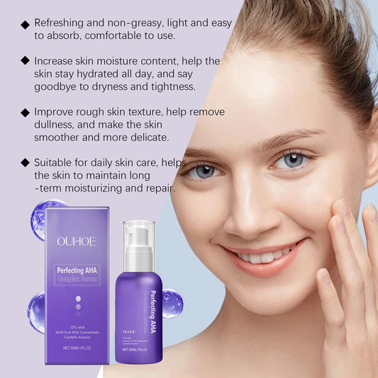 Ouhoe Aha Moisturizing Face Serum For Anti Aging And Hydration