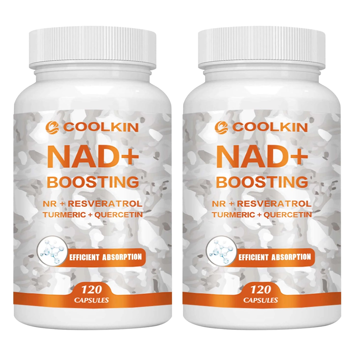 NAD + Boosting - with Trans-resveratrol, Quercetin - Enhance Cell Vitality and Help Cell Repair, Anti-aging - 120 Capsules