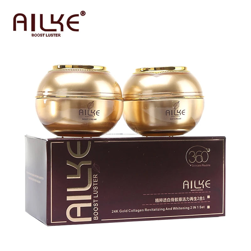 AILKE Collagen Lightening Face Care Set Moisturizing Even Skin Tone