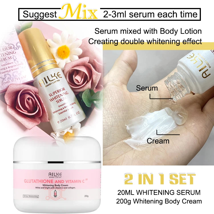 AILKE Whitening Skin Care Cream Lightening Lotion For Dark Spots