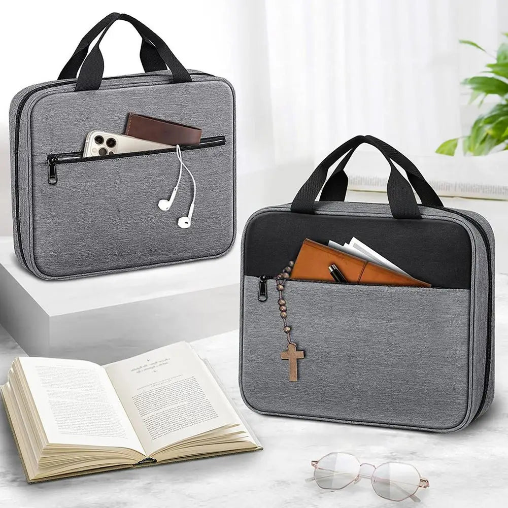 Bible Study Holy Cover Case Carry Bag Book Protective Canvas