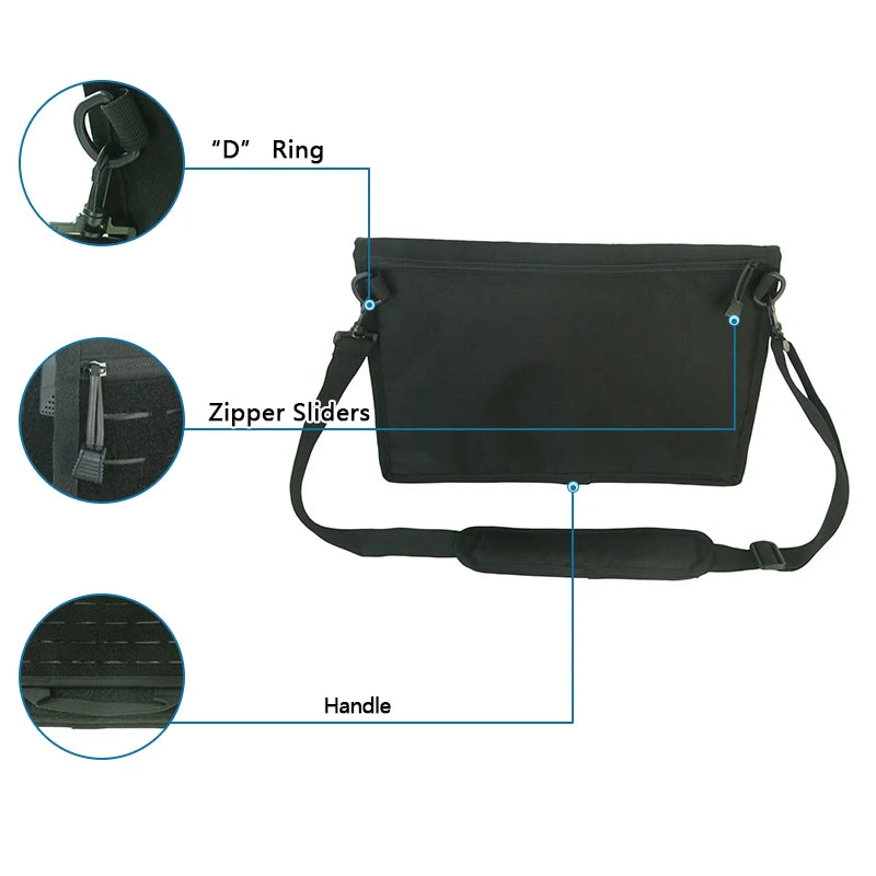 LQARMY Molle Military Laptop Bag Tactical Messenger Backpack