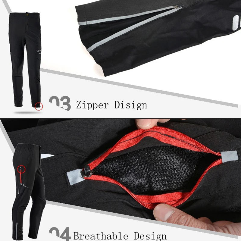 ROCKBROS Cycling Pants Men Women Reflective Trousers