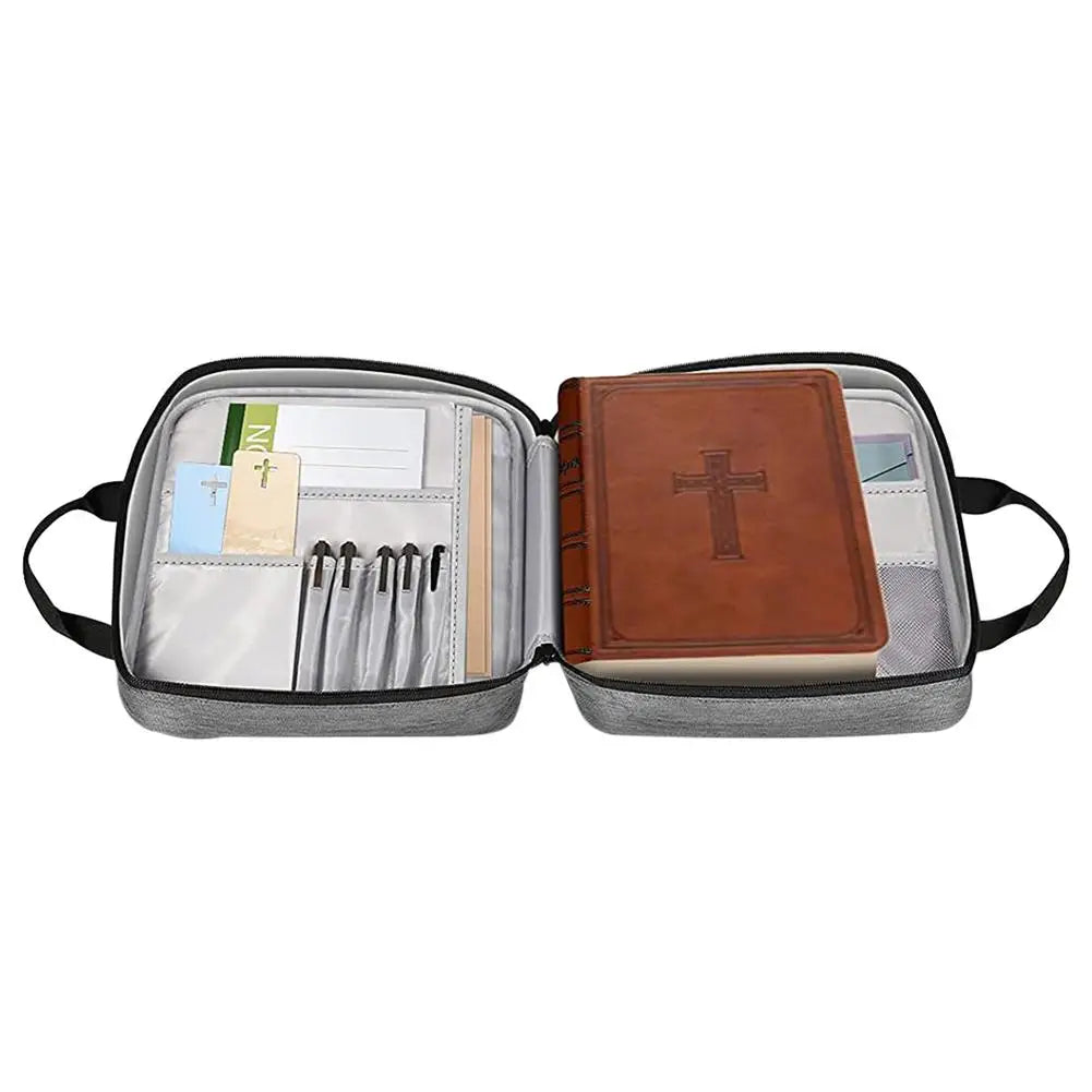 Bible Study Holy Cover Case Carry Bag Book Protective Canvas