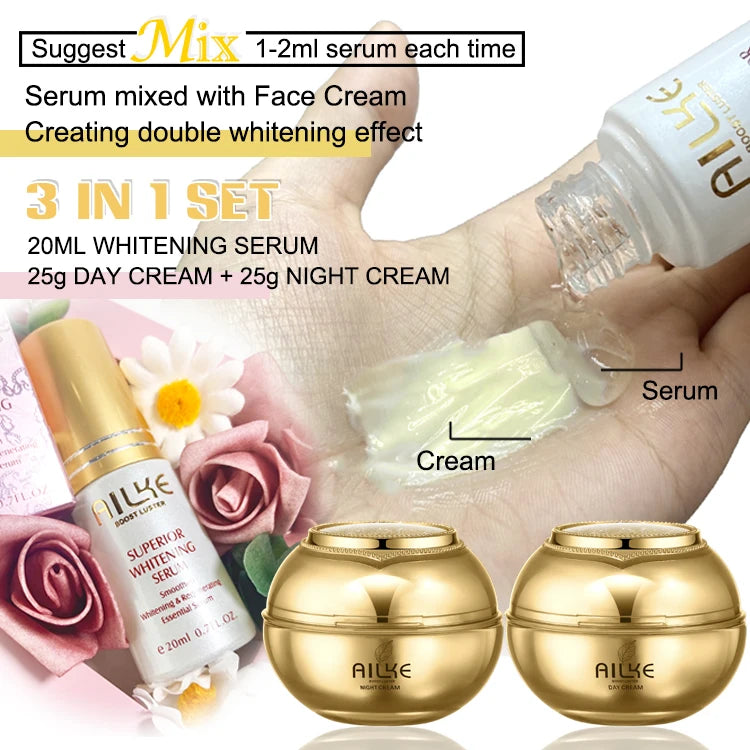 AILKE Whitening Dark Spots Cream With Collagen For Women