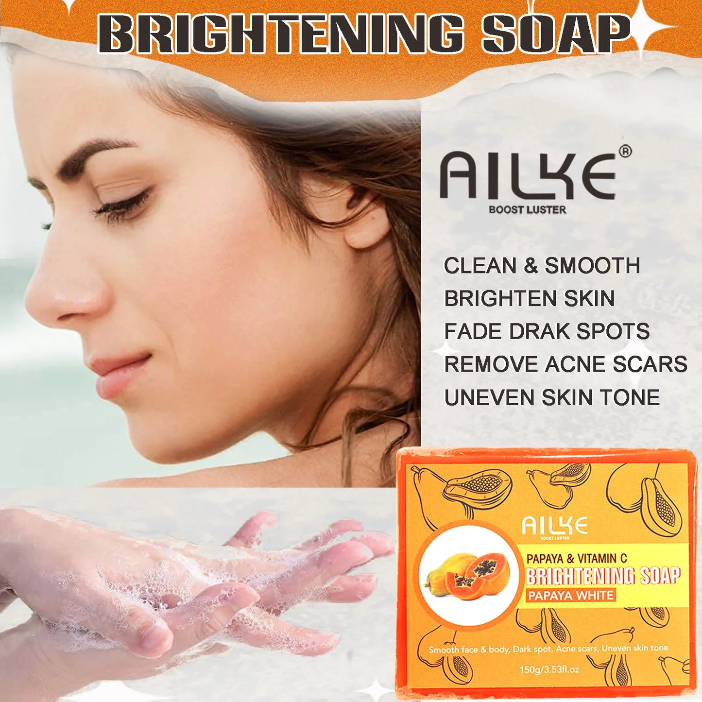 AILKE Whitening Skincare Kit Collagen Carrot Oil For All