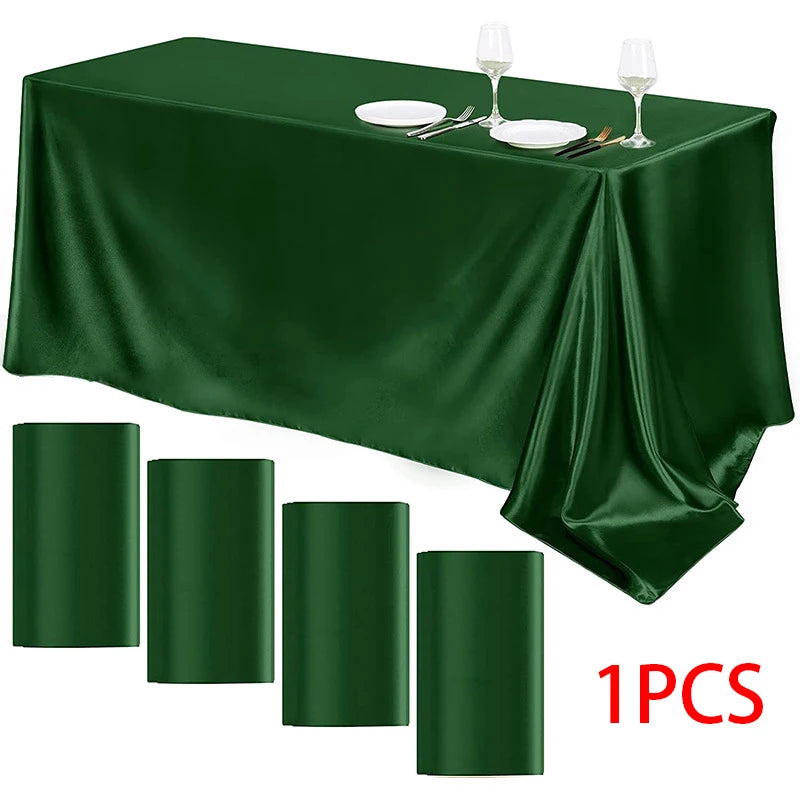 Guangdong Satin Tablecloth For Wedding Banquet And Party