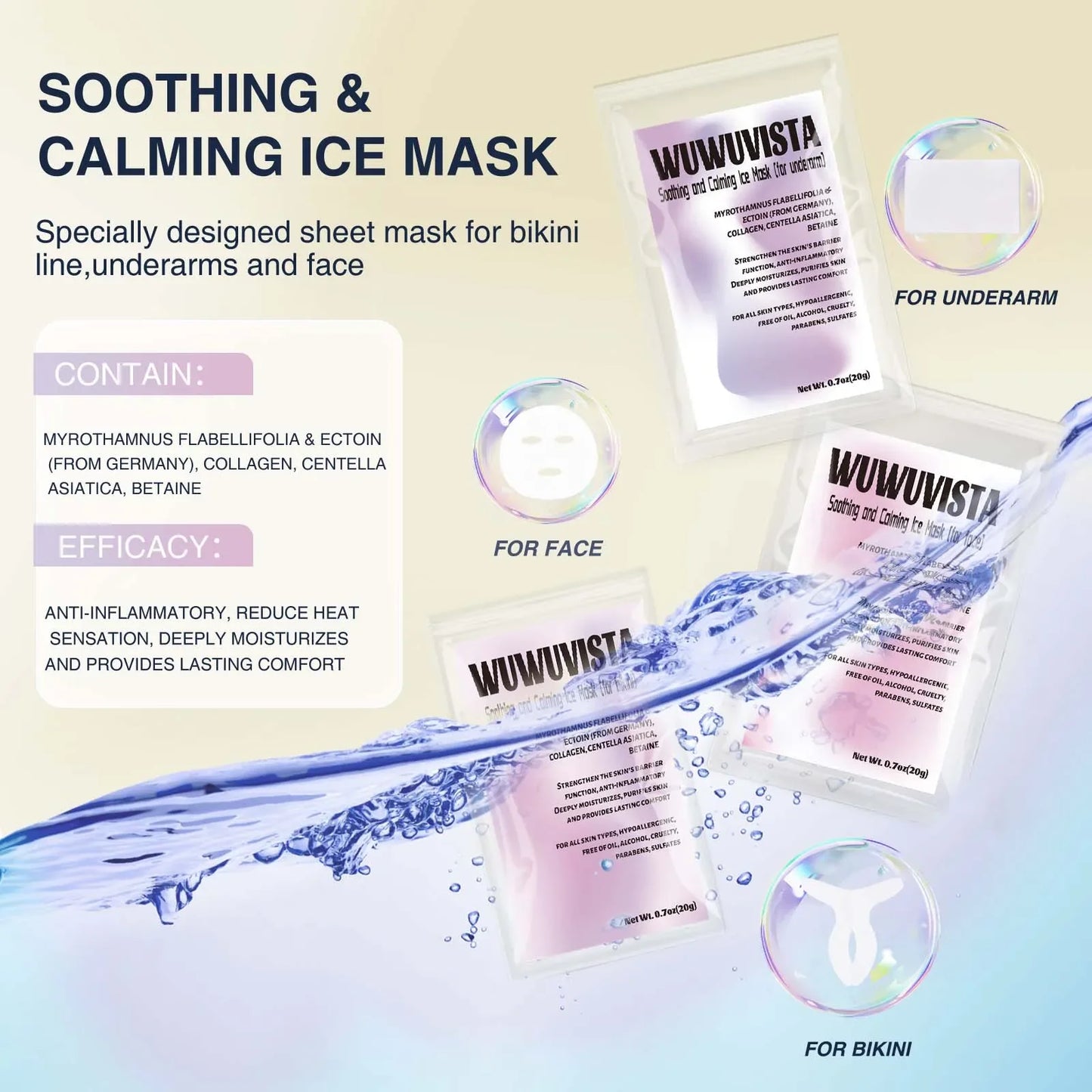 WUWUVISTA Waxing Kit 23 Piece Set With Wax Heater Included