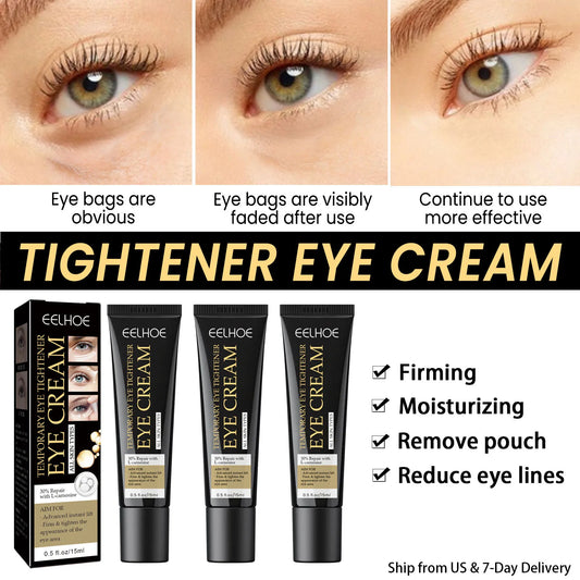 3PCS Instant Wrinkle Eye Cream Tightening, Moisturizing, Removing Dark Circles, Eye Bags, Fading Eye Lines, And Eye Care