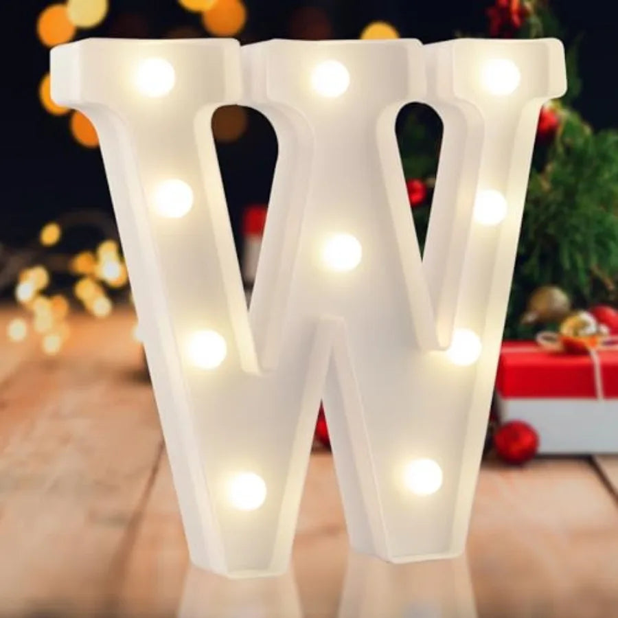 LED Marquee Numbers, 0-9 Light Up Letters, Battery Powered LED Letter Lights for Birthday Party, Christmas Night, Home, Bar, Gr