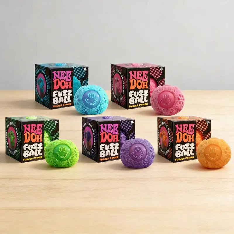 NeeDoh Fuzz Ball Blind Box Series Stress Relief Desktop Toy