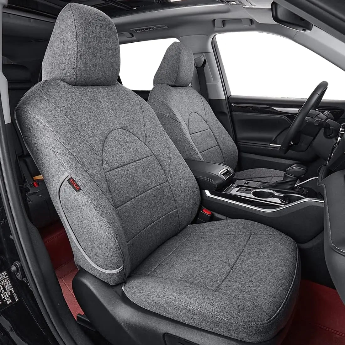 coverdream Polyester 4Runner Car Seat Covers Custom Fit for Toyota 4 Runner 5/7 Seats  SR/SR5/TRD Sport/TRD Off-Road/Limited Truck Seat Covers Full Set Breathable Polyester Seat Protect Covers