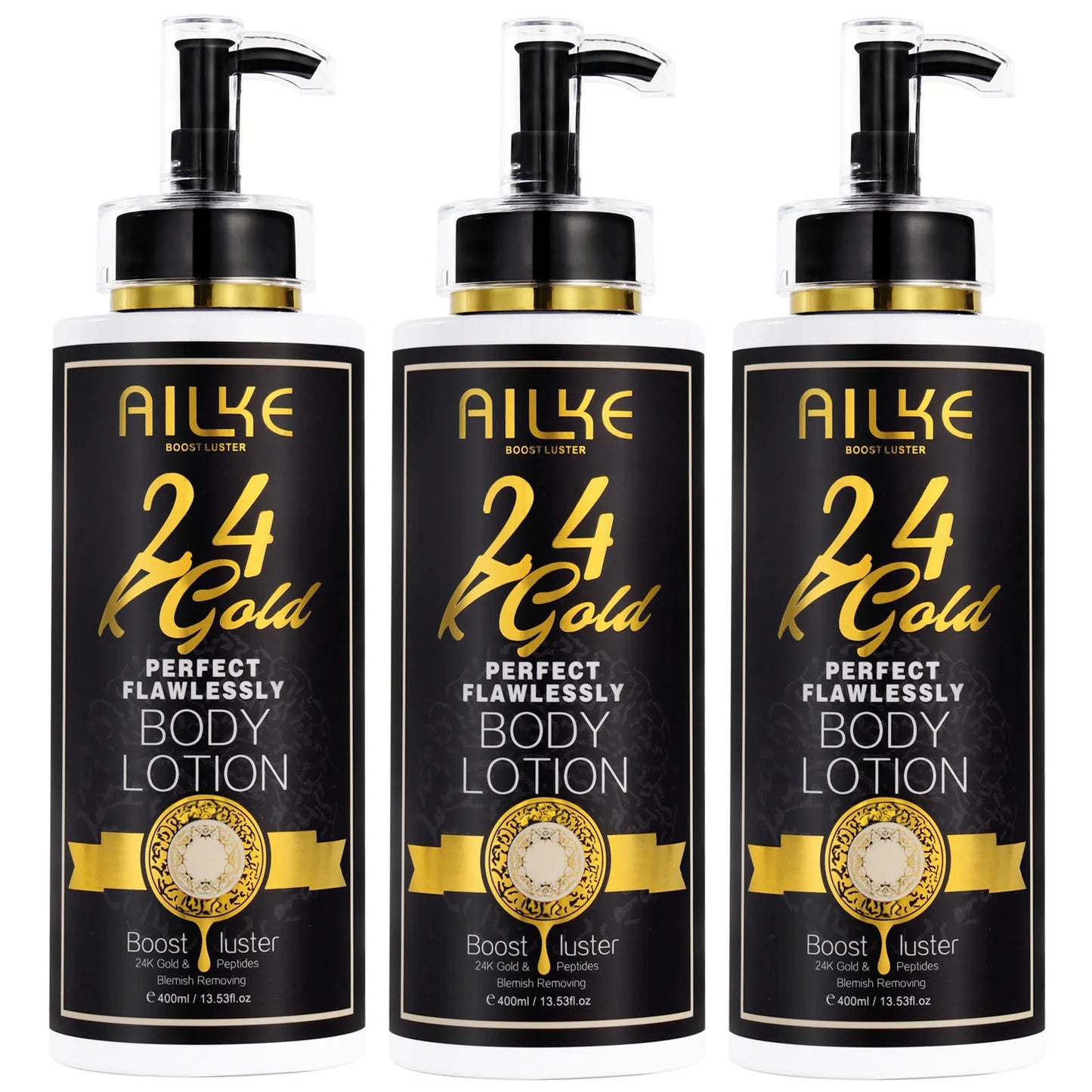 Ailke 24K Gold Collagen Cream Whitening Dark Spots Anti Aging Set