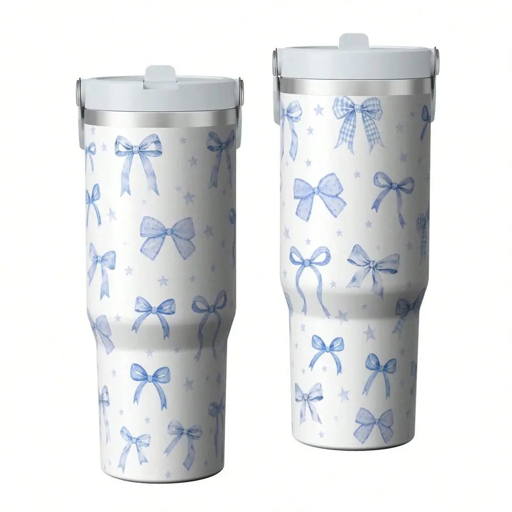 Stainless Steel Insulated Coffee Tumbler With Lid And Straw