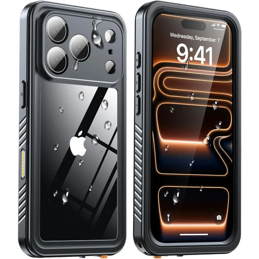 High-concerned IP68 Waterproof iPhone 17 Pro Case with Screen Protector