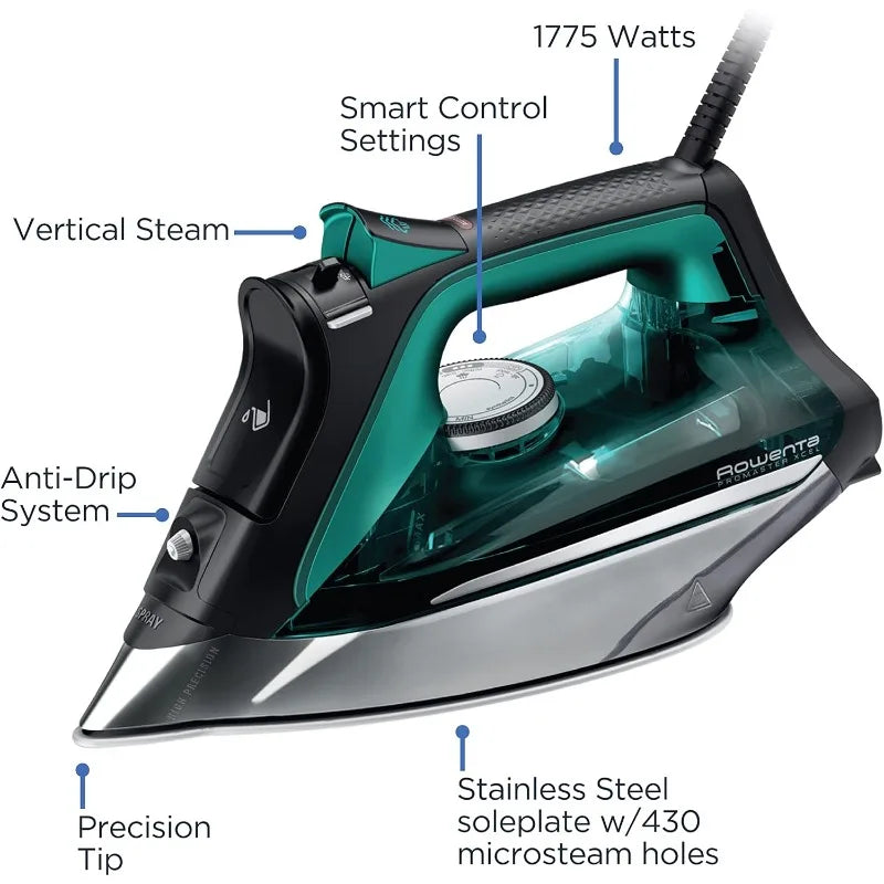 XMSJ Pro Master Steam Iron With Stainless Soleplate DW8360
