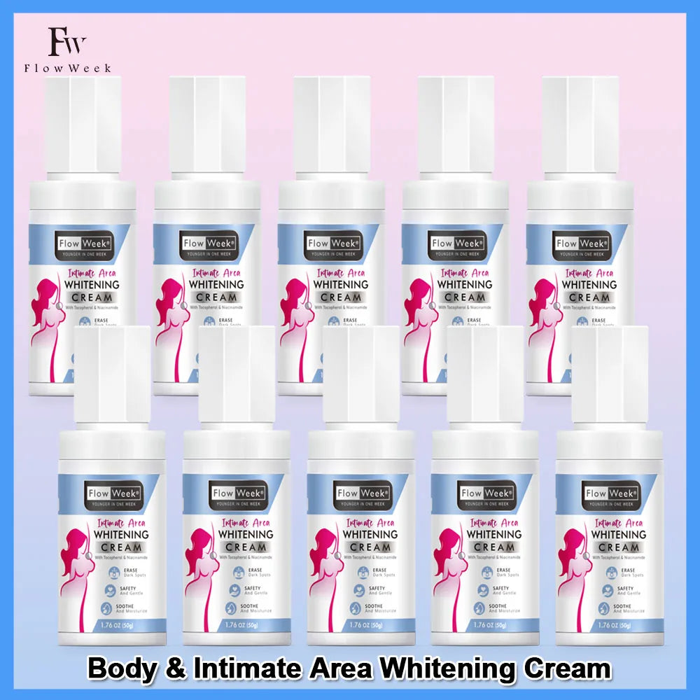 FlowWeek Care Cream Private Parts Underarms Whitening Essence Whitens Buttocks Knees Inner Thighs Dark Private Parts Removes Mel
