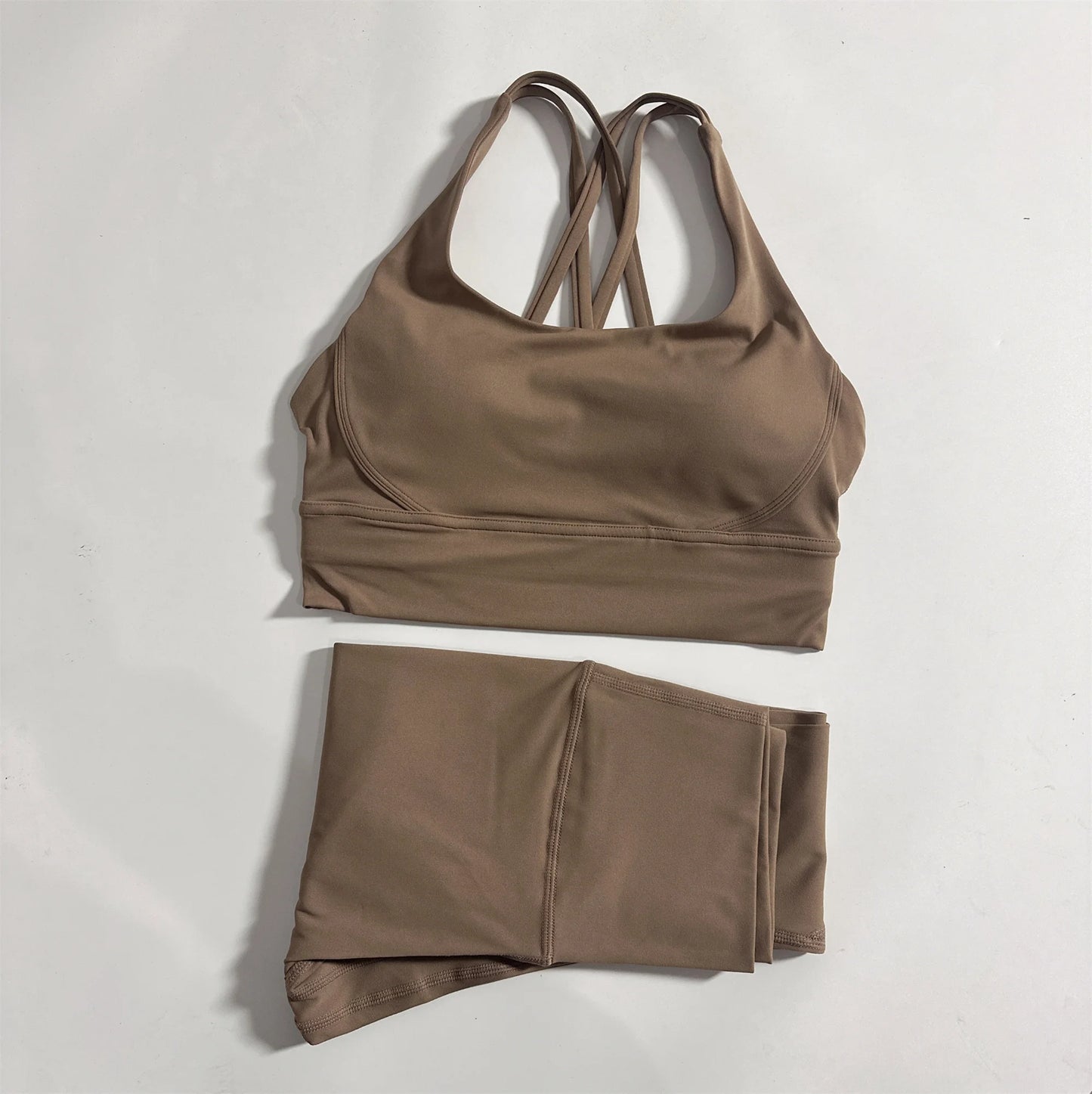 Fitness Set With Yoga Bra And High Waist Leggings 2PC