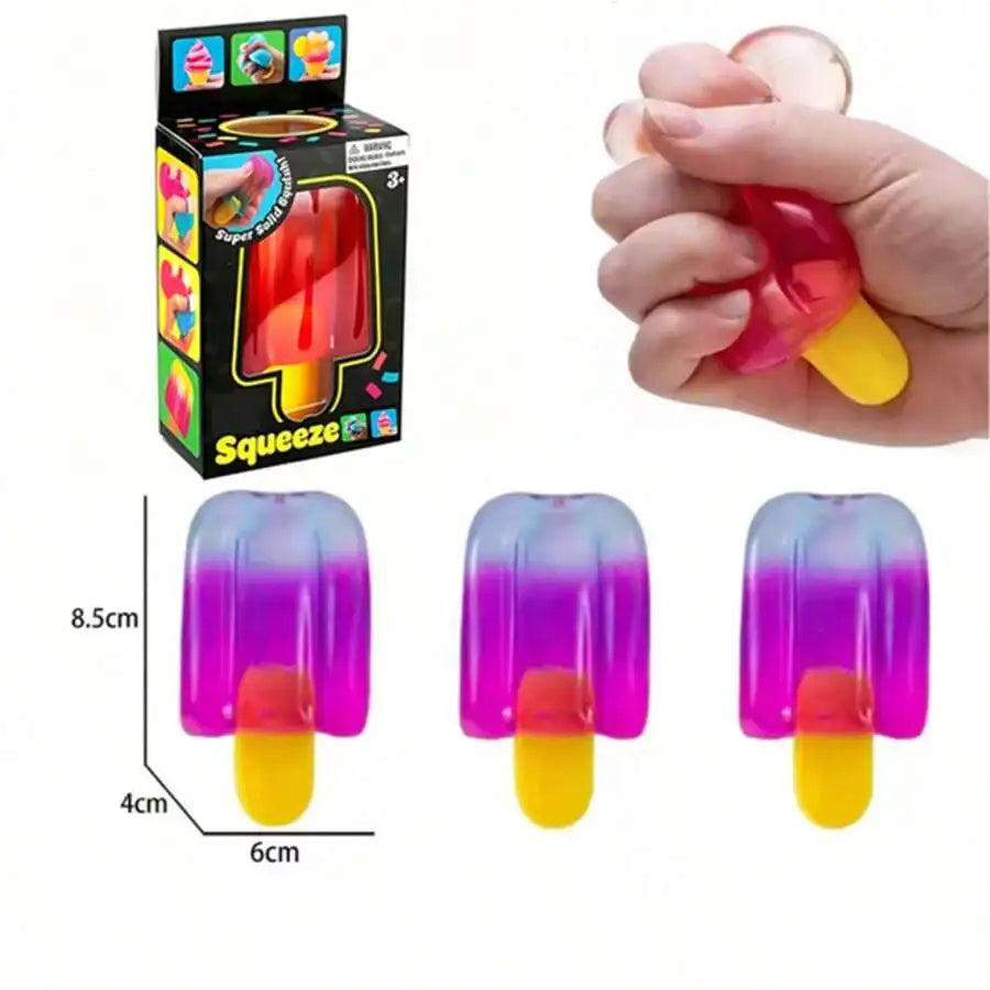 Ice Cream Pizza Squeeze Toy Sensory Stress Relief Gadget