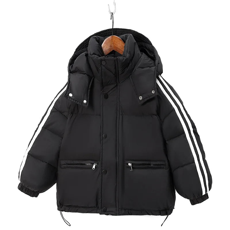 Guangdong Girls Hooded Down Jacket Warm Coat For Kids