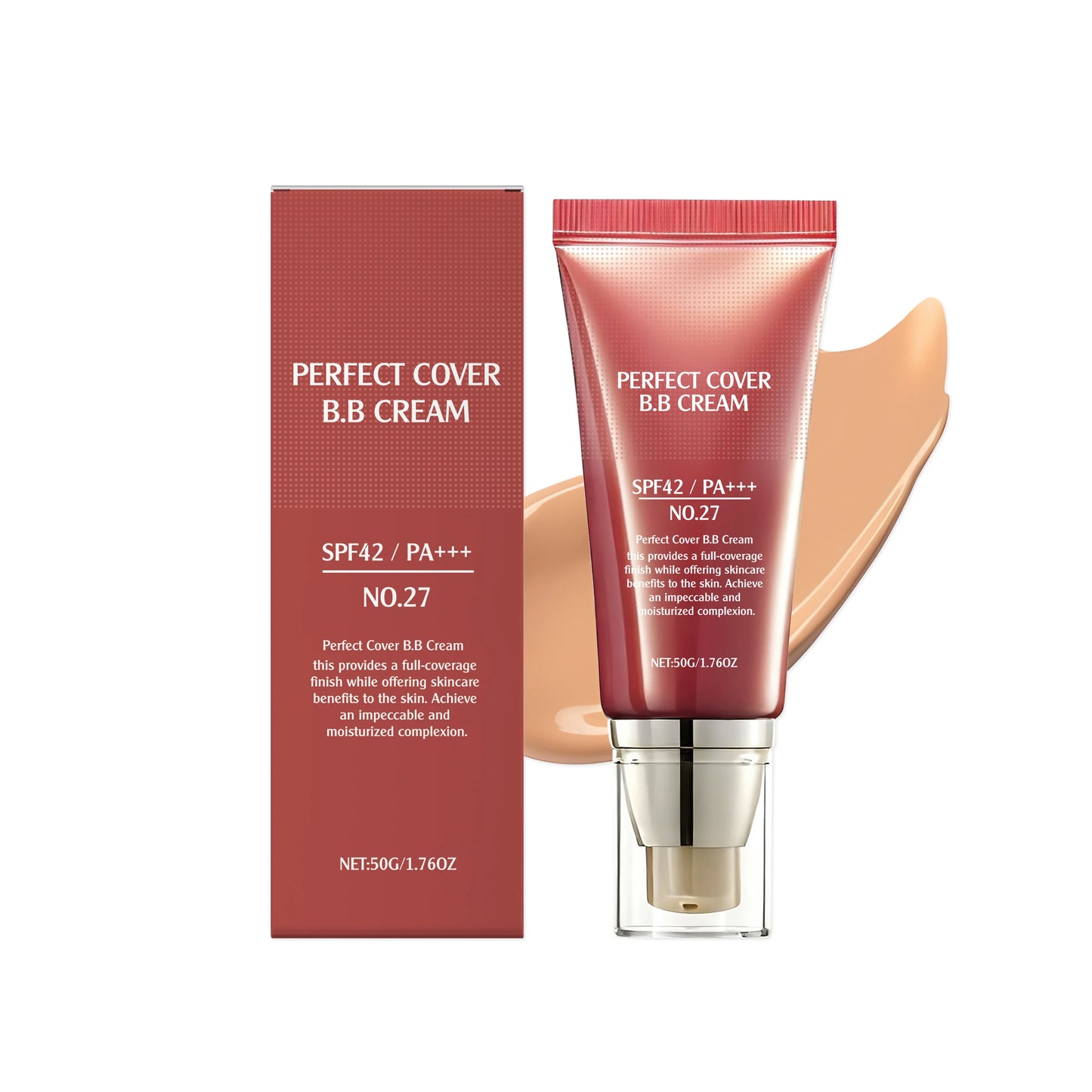 Perfect Cover Bb Cream Brightens Complexion Covering Skin Blemishes Lasting Lightweight Hydrates Moisturize Concealer Corrector