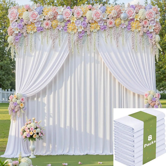 Polyester Wedding Backdrop Curtain For Parties And Events