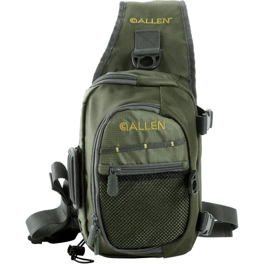 Cedar Creek Fly Fishing Sling Pack Fits up to 4 Tackle Fly Boxes and Other Accessories Gray Lime and Olive Green