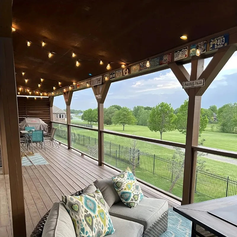 MIMIRGB LED ST38 Ball String Lights Waterproof Outdoor