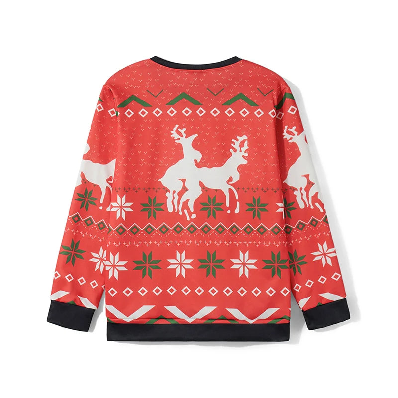 Guangdong Christmas Santa Claus Print Sweatshirt For Men