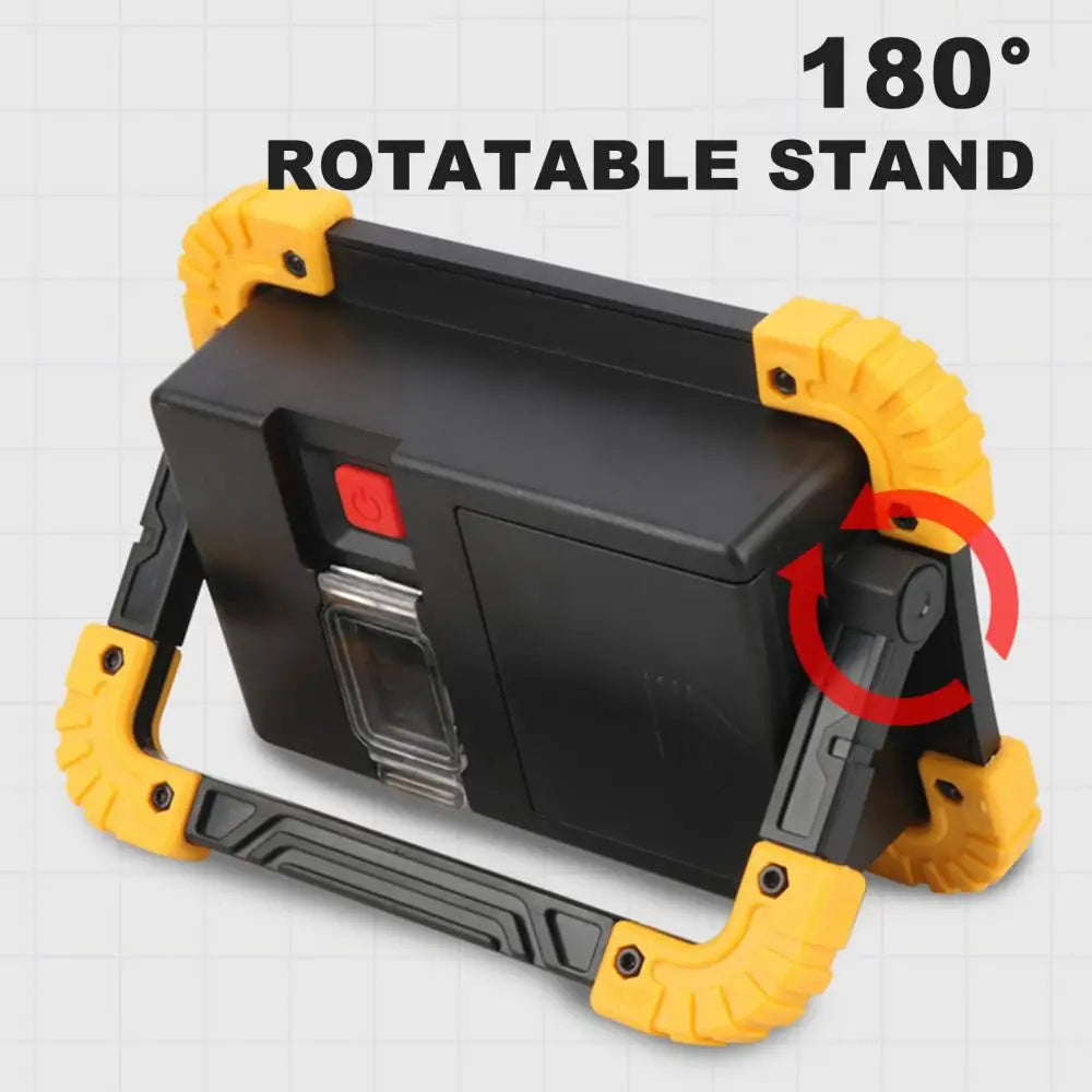 BLUELAN Portable Rechargeable LED COB Spotlight For Camping