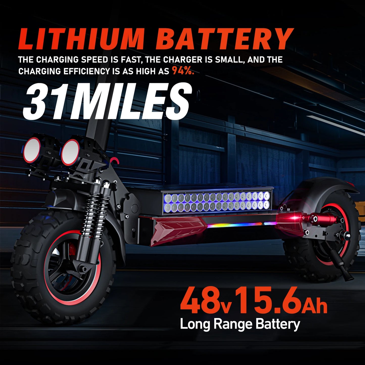 FREEBOY J11 MAX Adult Electric Scooter 1200W Motor 48V 15.6Ah Battery Folding E-Scooter 11-inch vacuum tire E-Mountain Scooter