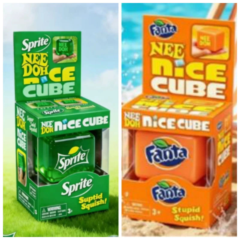 Schylling Needoh Nice Cube Sensory Nice Sicle Stress Relief Squishy Cube Anti anxiety Squeezing Objects