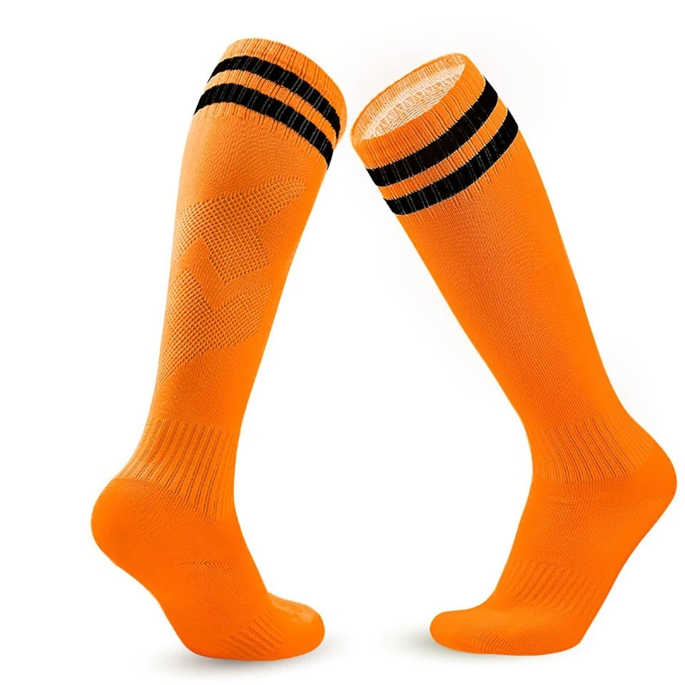 Loogdeel Knee High Soccer Socks Unisex Breathable Sports Socks