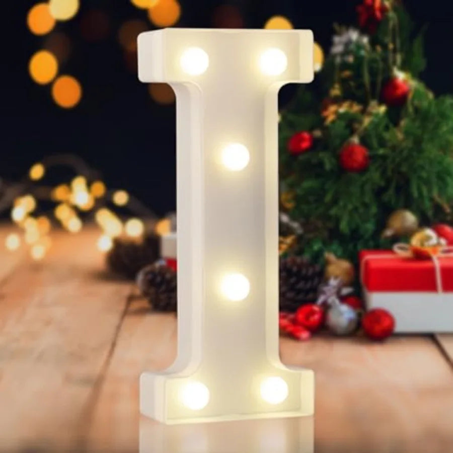 LED Marquee Numbers, 0-9 Light Up Letters, Battery Powered LED Letter Lights for Birthday Party, Christmas Night, Home, Bar, Gr