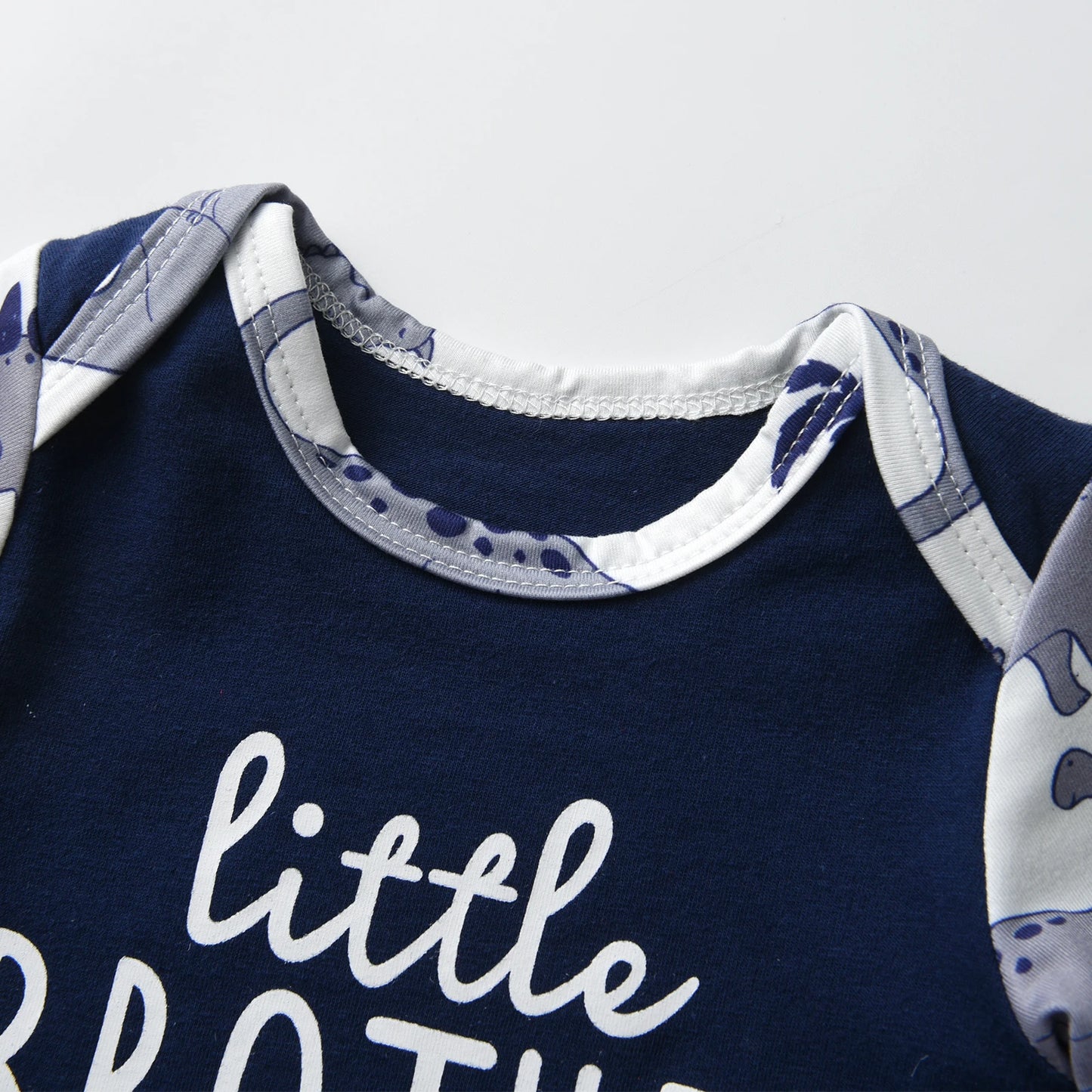 Newborn Baby Boys Clothes Set Letters Printed Romper Pants Hat